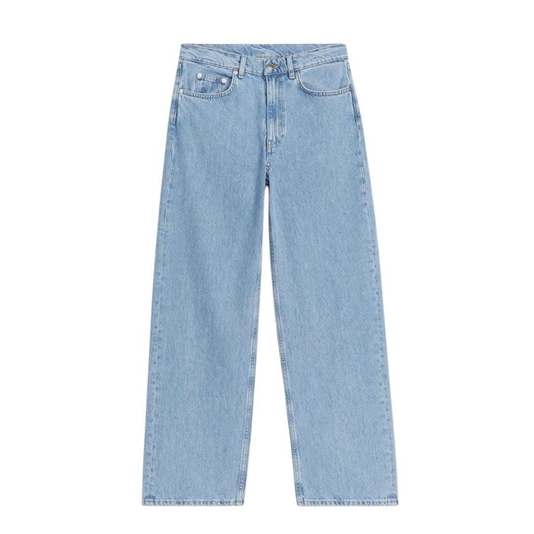 Premium Relaxed Straight Jean — Rinse Black